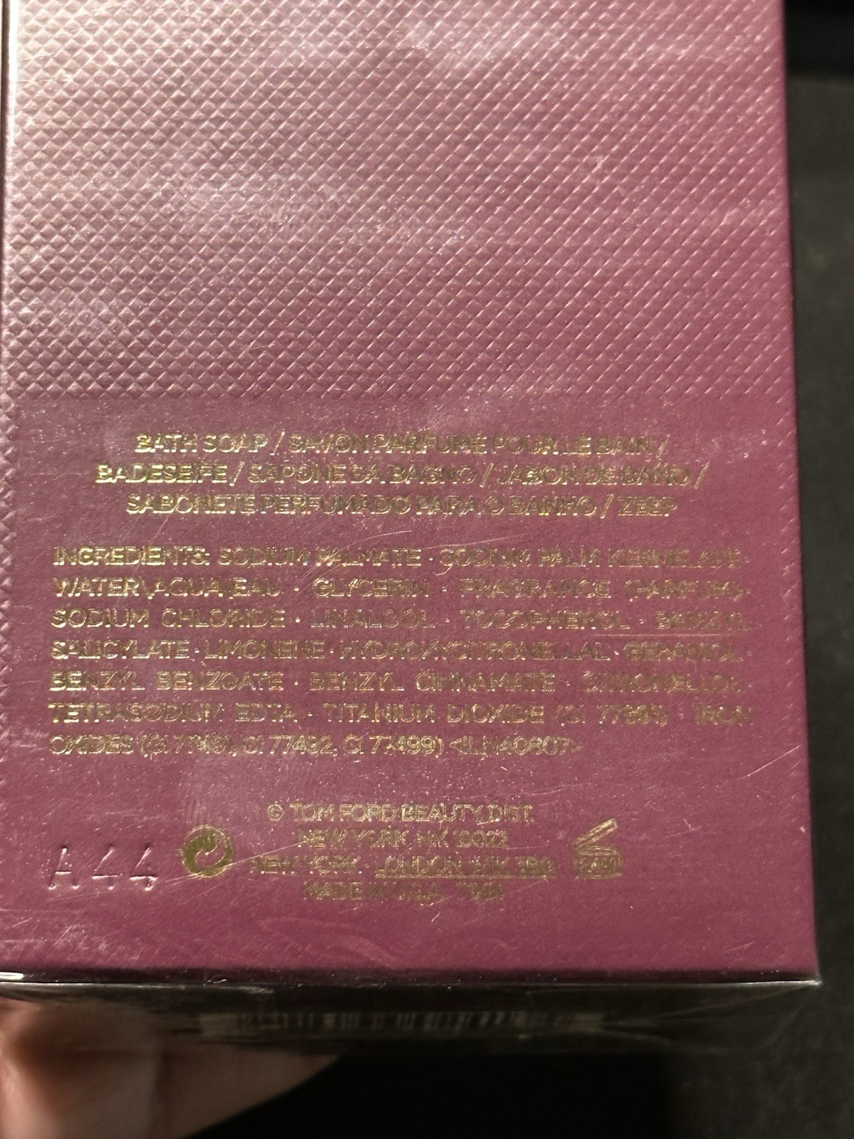 TOM FORD JASMIN ROUGE Bath Soap Bar 150G 5.2oz Brand new SEALED! RARE