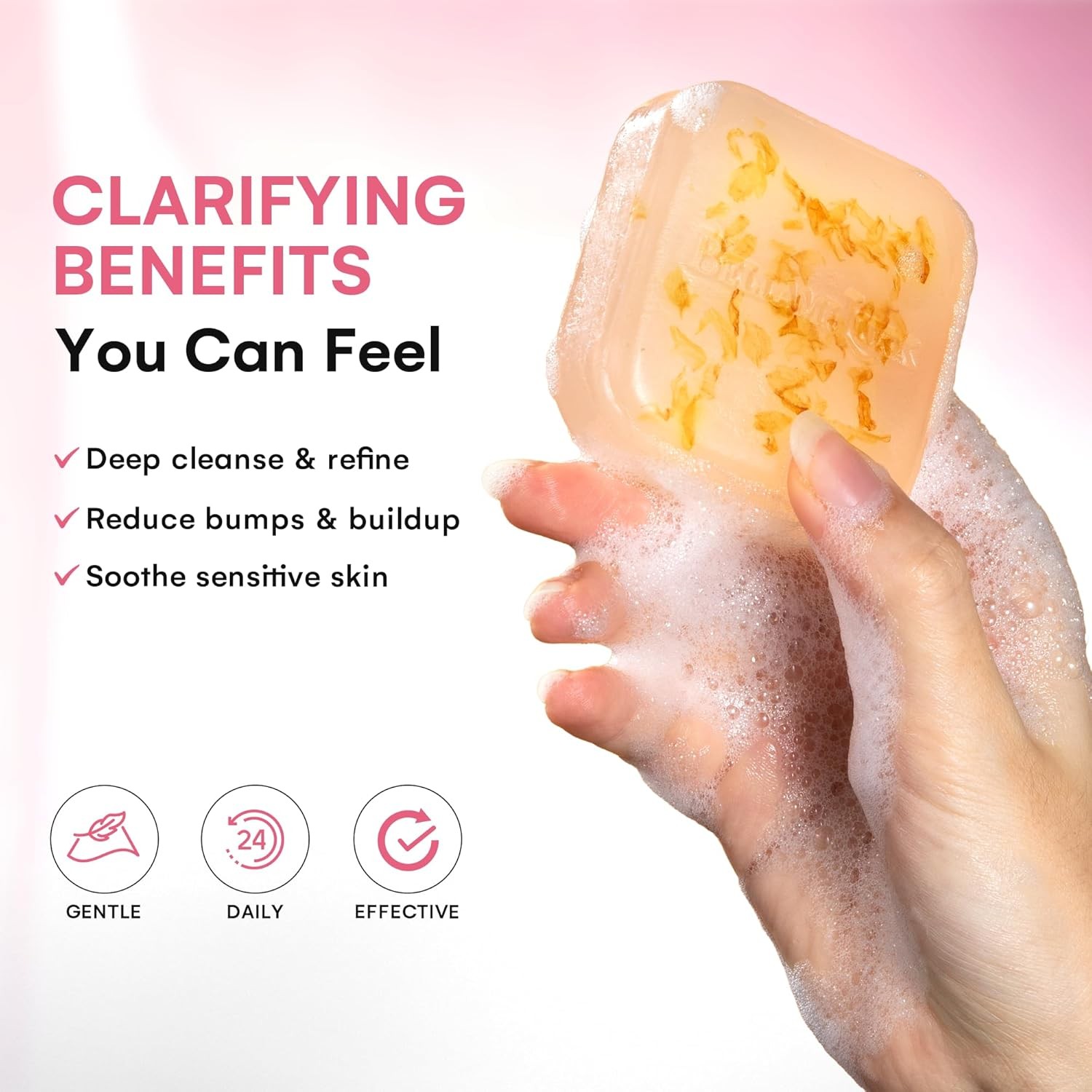 Body Acne Soap Bar Antibacterial Bar for Butt, Thighs, Back, Body Acne, Folli…