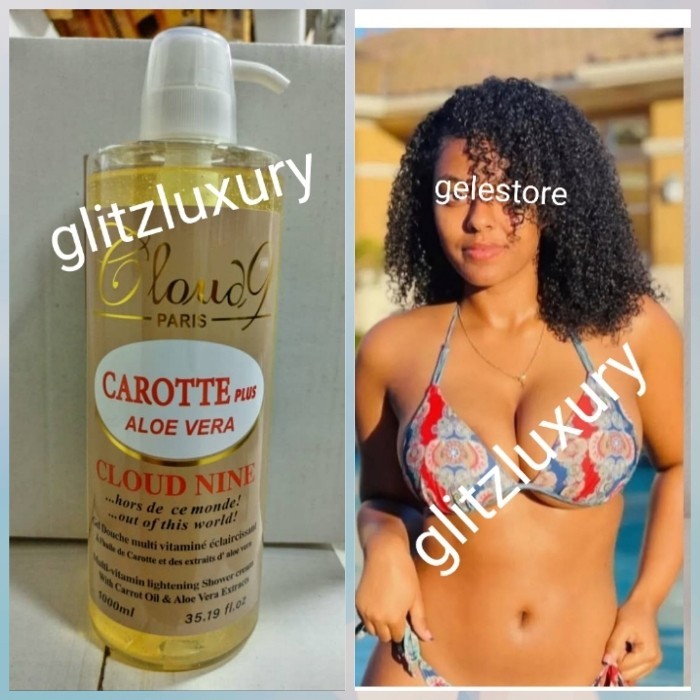 Cloud-9 Paris multi vitamin shower gel. Carotte & aloe vera lightening 1000mlx1