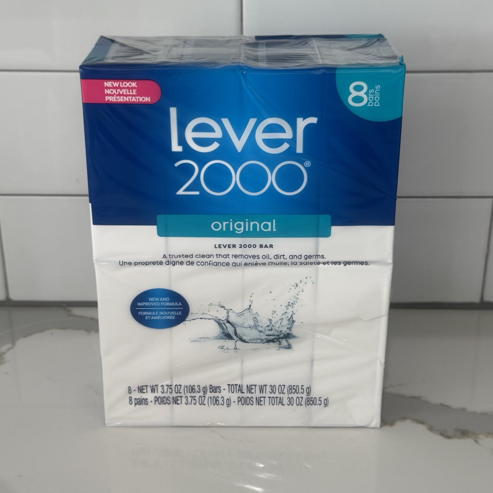 Lever 2000 Original Bar Soap 3.75oz – 8 Bars Total In Pack