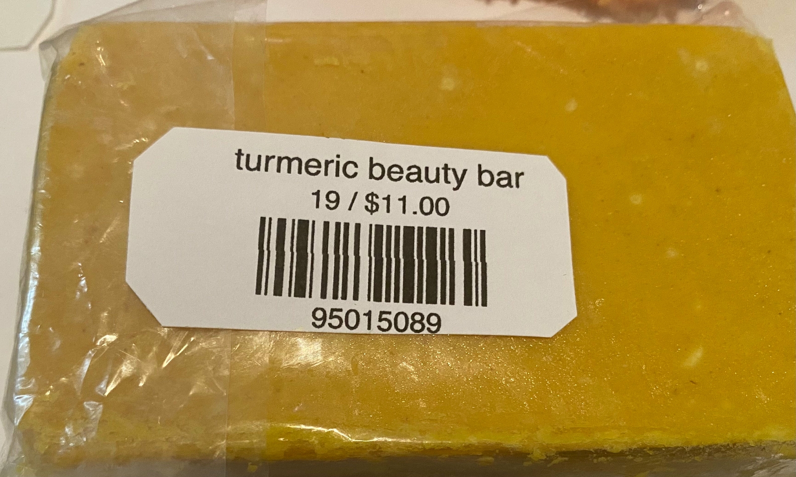 Turmeric soap bar