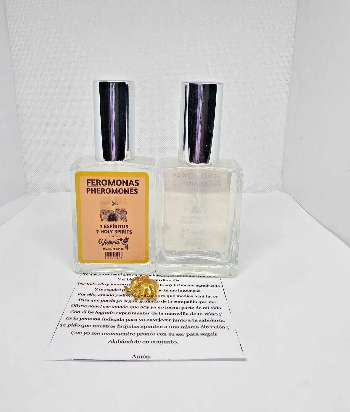 PERFUME 7 ESPIRITUS / 7 SPIRITS ATRAE DINERO SUERTE RAPIDA FORTUNA EXITO 1PC
