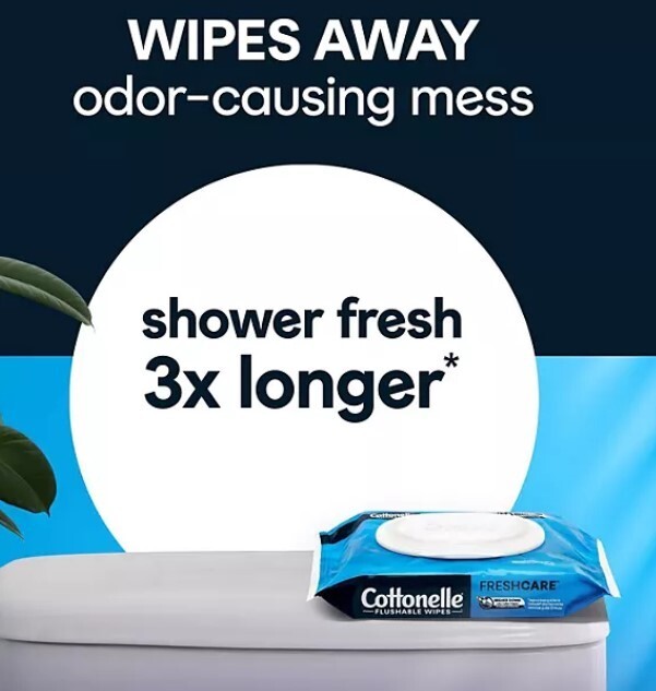 Cottonelle Flushable Wipes (504 ct.) Mega Value Free And Fast Shipping