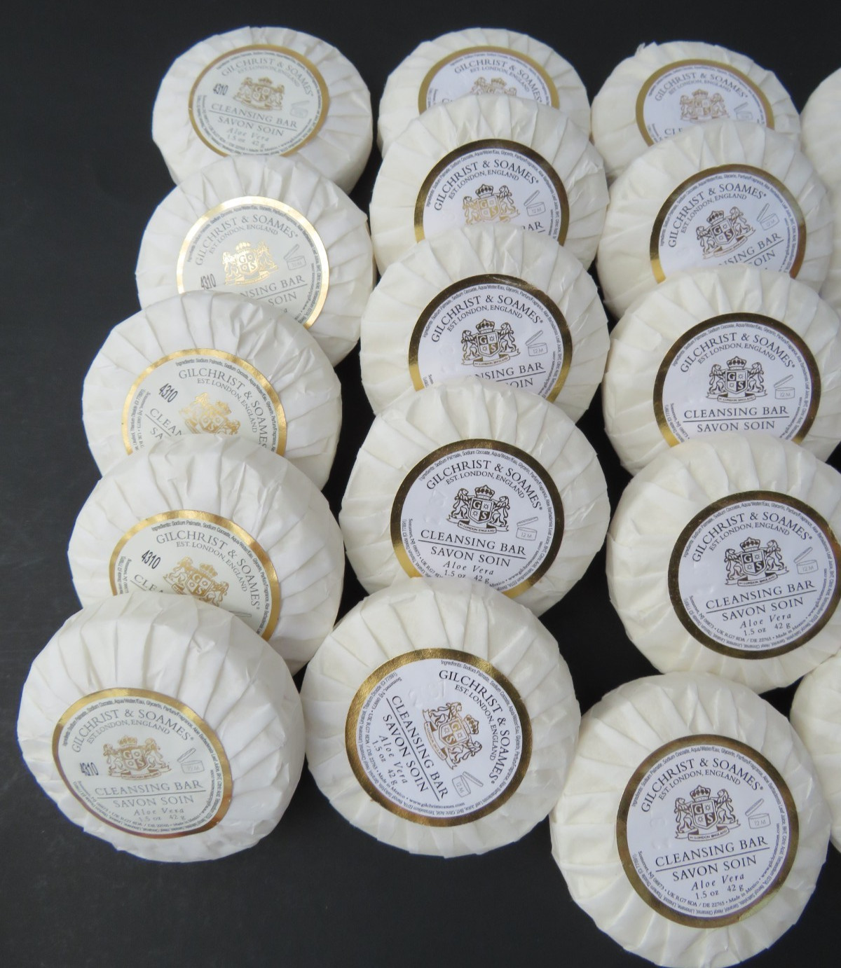 Gilchrist & Soames Cleansing Bar – Aloe Vera – 1.5 oz. Lot of 30