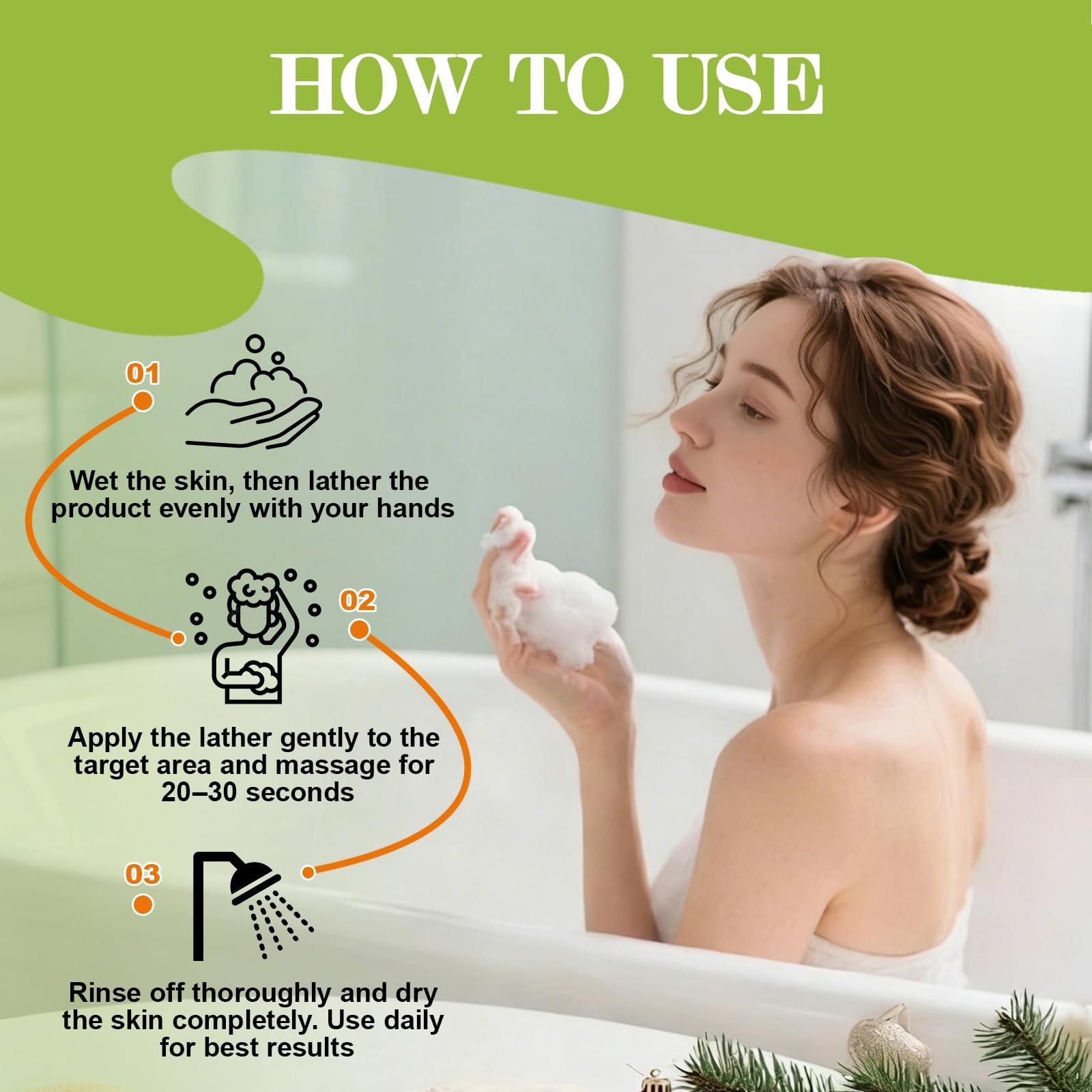 NXPPYY Antifungal Soap Antibacterial Soap Bar with Tea Tree Oil Body & Face Wash