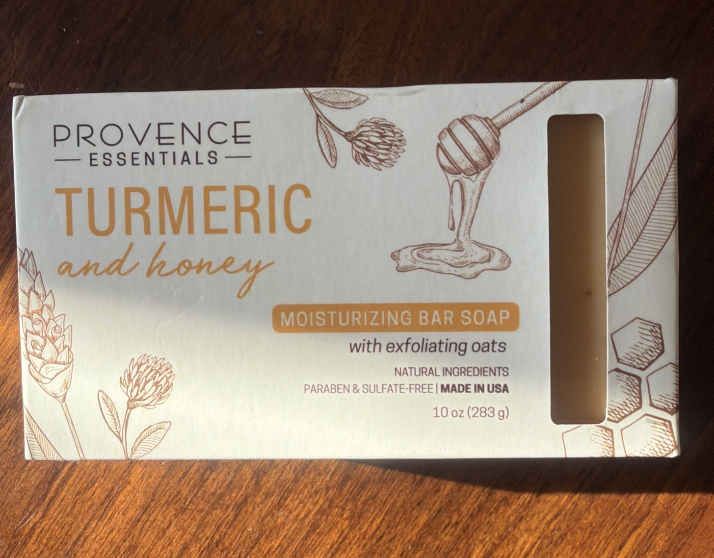 PROVENCE ESSENTIALS Turmeric and Honey Moisturizing Bar Soap (10oz) – NEW