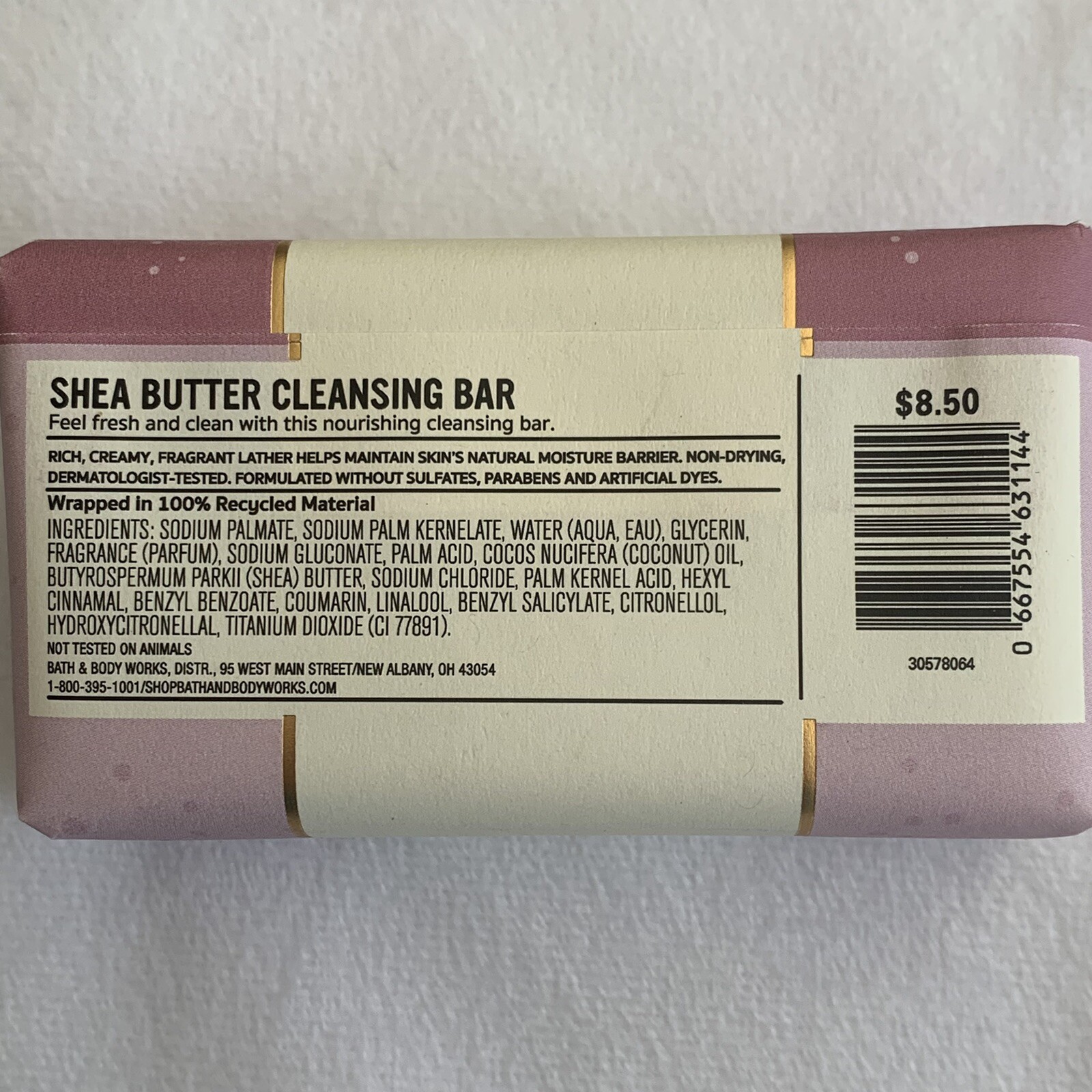 Bath & Body Works Shea Butter Cleansing Bar 5 oz Body Soap Sealed You Pick Scent