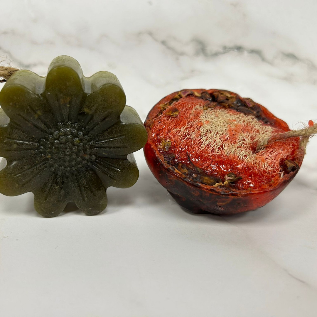 2-in-1 Handmade Soap – With or Without Loofah | Natural Face & Body Bar