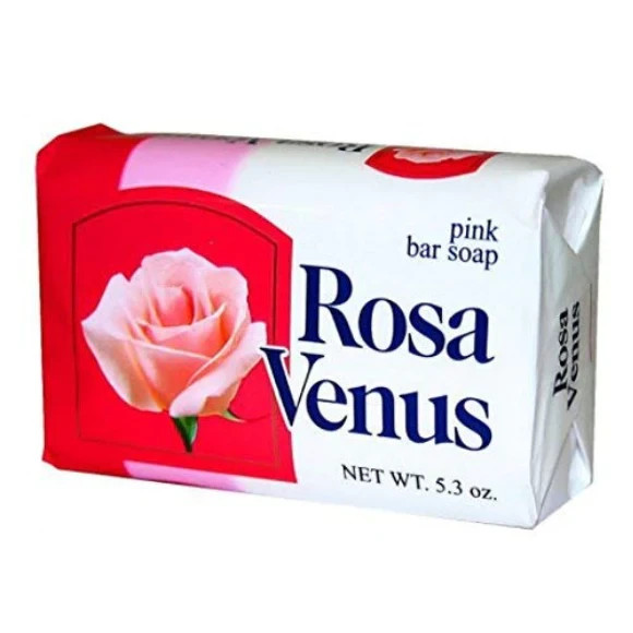 Rosa Venus Pink Beauty Bar Soap 3.5 oz Classic Moisturizing Bath and Body