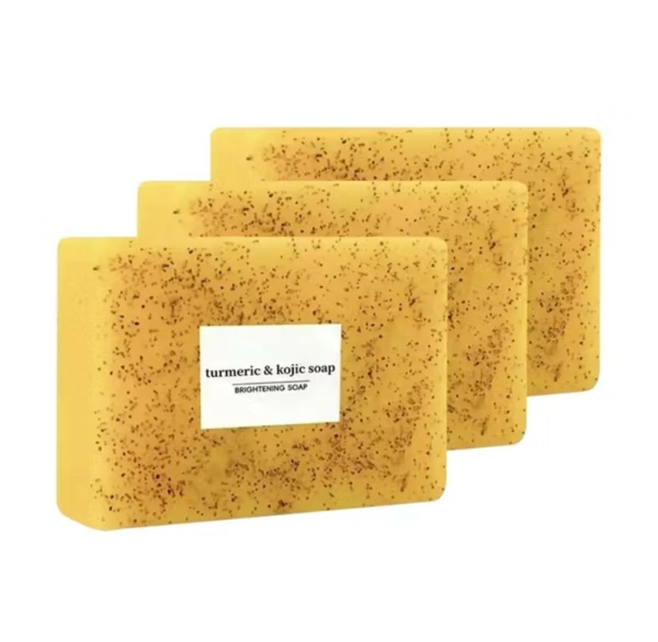 Kojic Acid & Turmeric Soap, Whitening Face & Body Soap, Anti Acne, Removes Scars