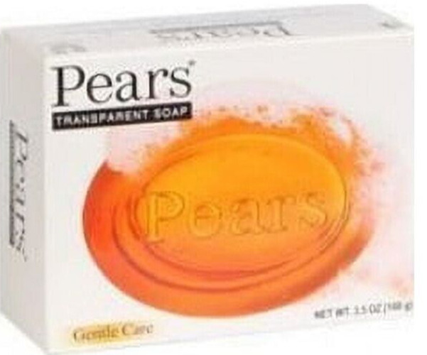 Pears Transparent Glycerin Bar Soap 3.53 Oz Each ORANGE COLOR