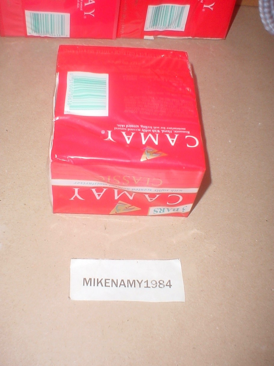 Camay Classic Pink Soap Softly Scented Beauty Bar 3X 3-Pack Bath Bars 4.5oz 1999