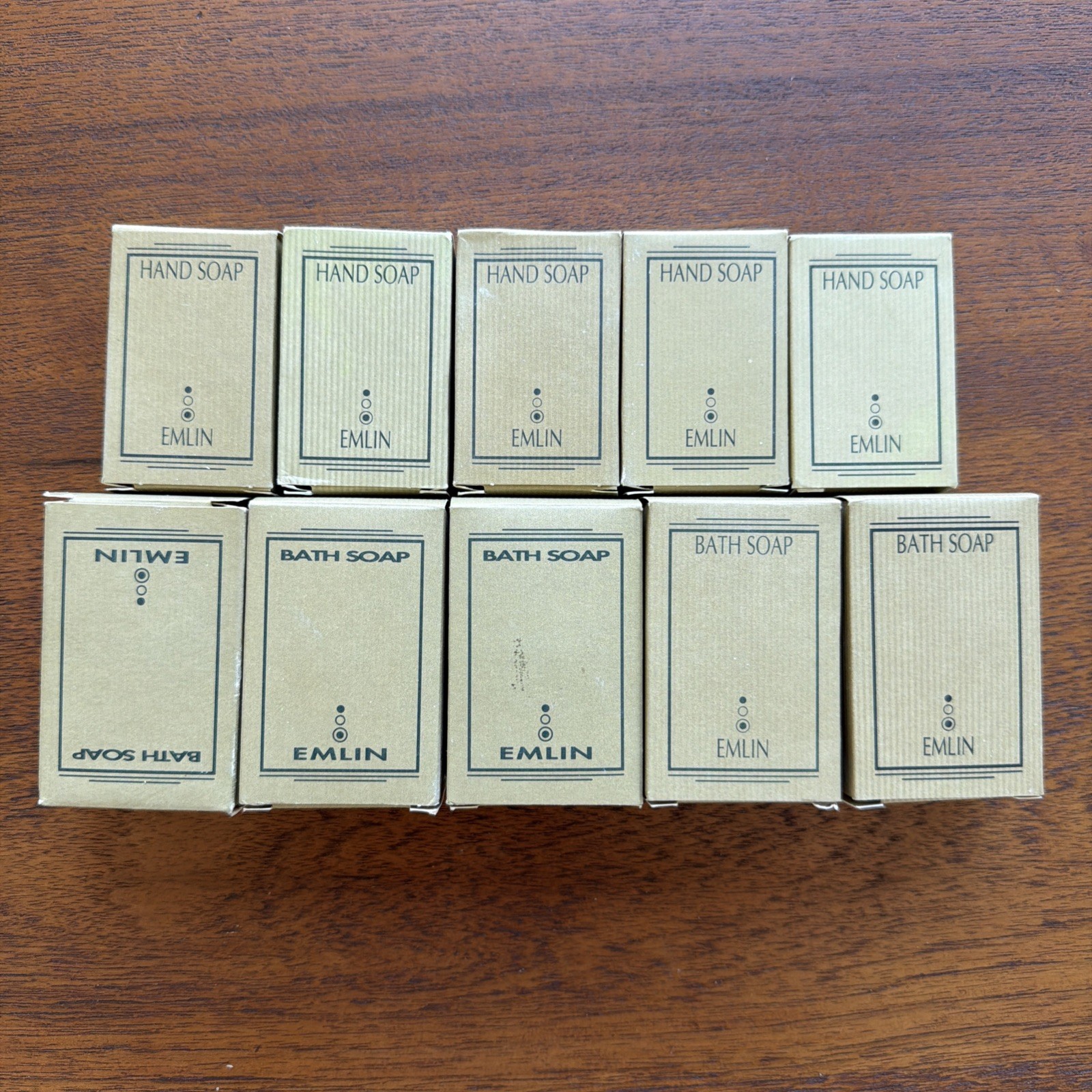 Hyatt Hotels Branded Emlin Bath & Body French Milled Soap 5 of each 10 total