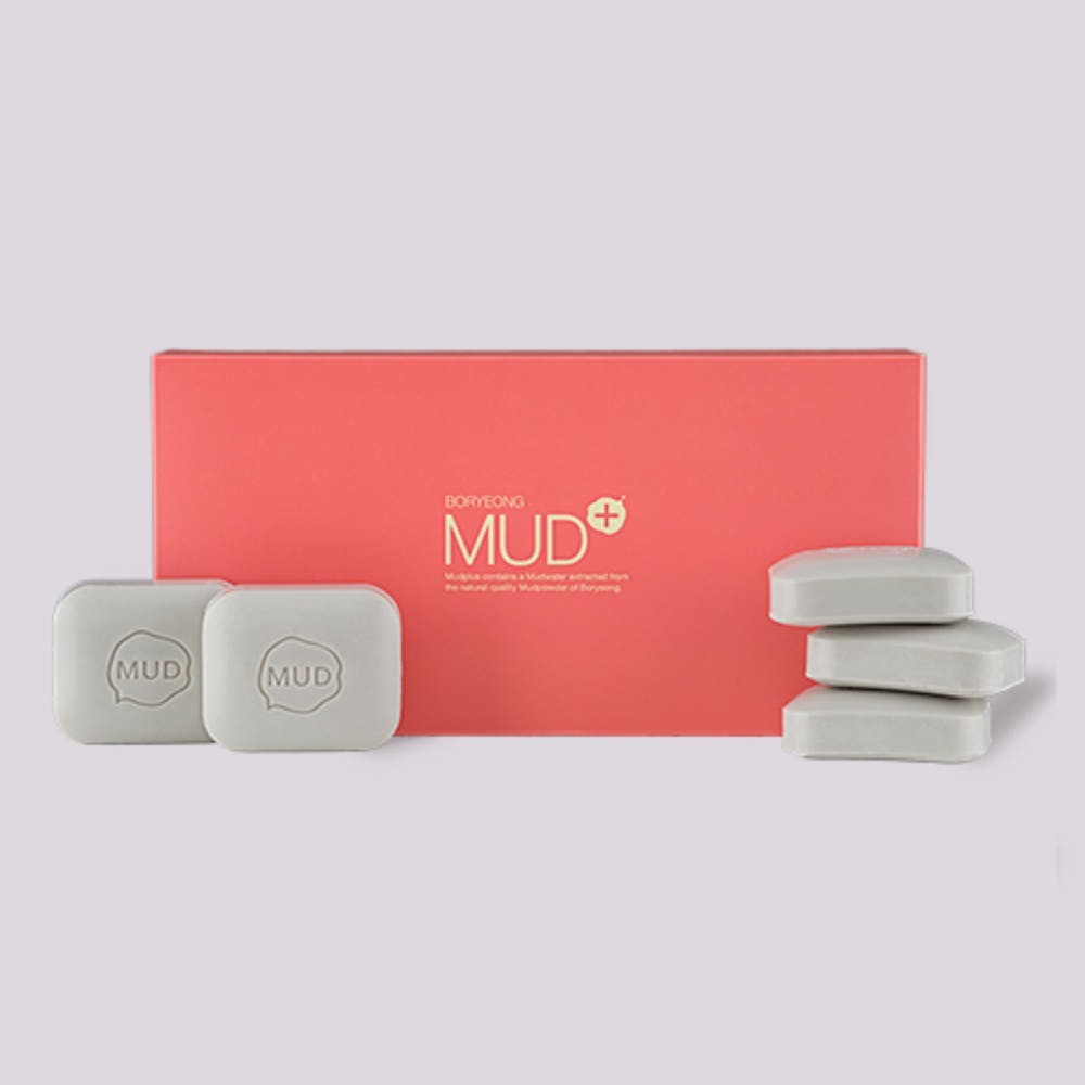Boryeong Mud Soap Natural Mineral Pore Care Deep Cleansing K-Beauty Skincare