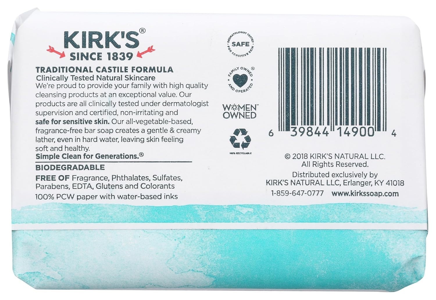 Organic Fragrance-Free Coco Castile Soap – Gentle Moisturizer for All Skin Types