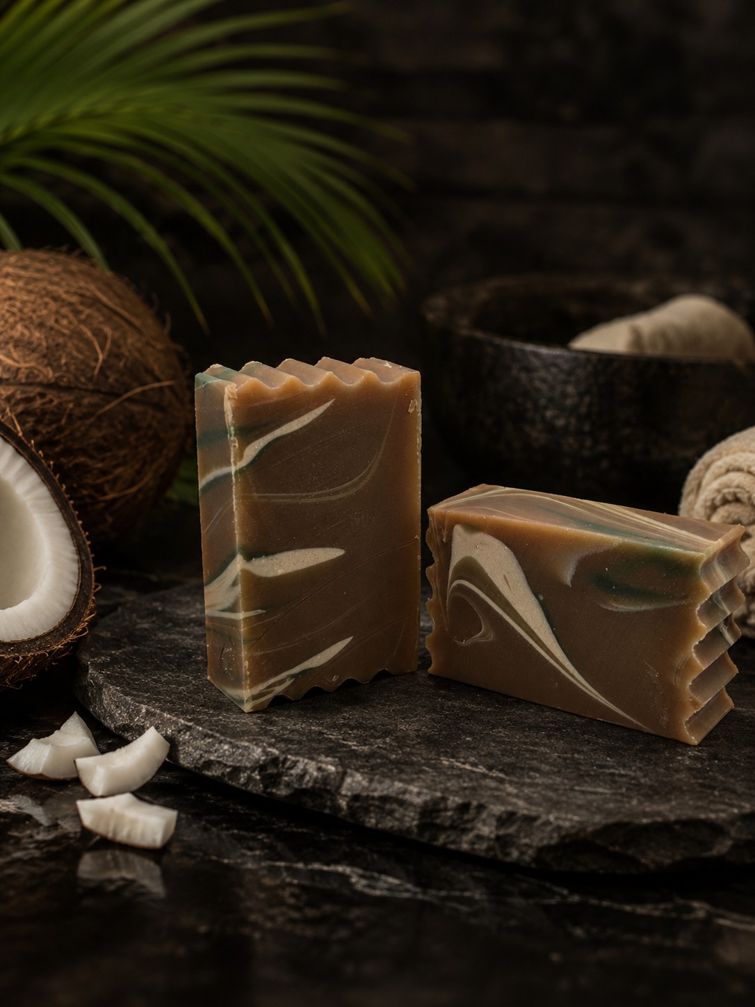 Coconut Goat Milk Soap Handmade Moisturizing Bar Tropical Scent Dry Skin Natural