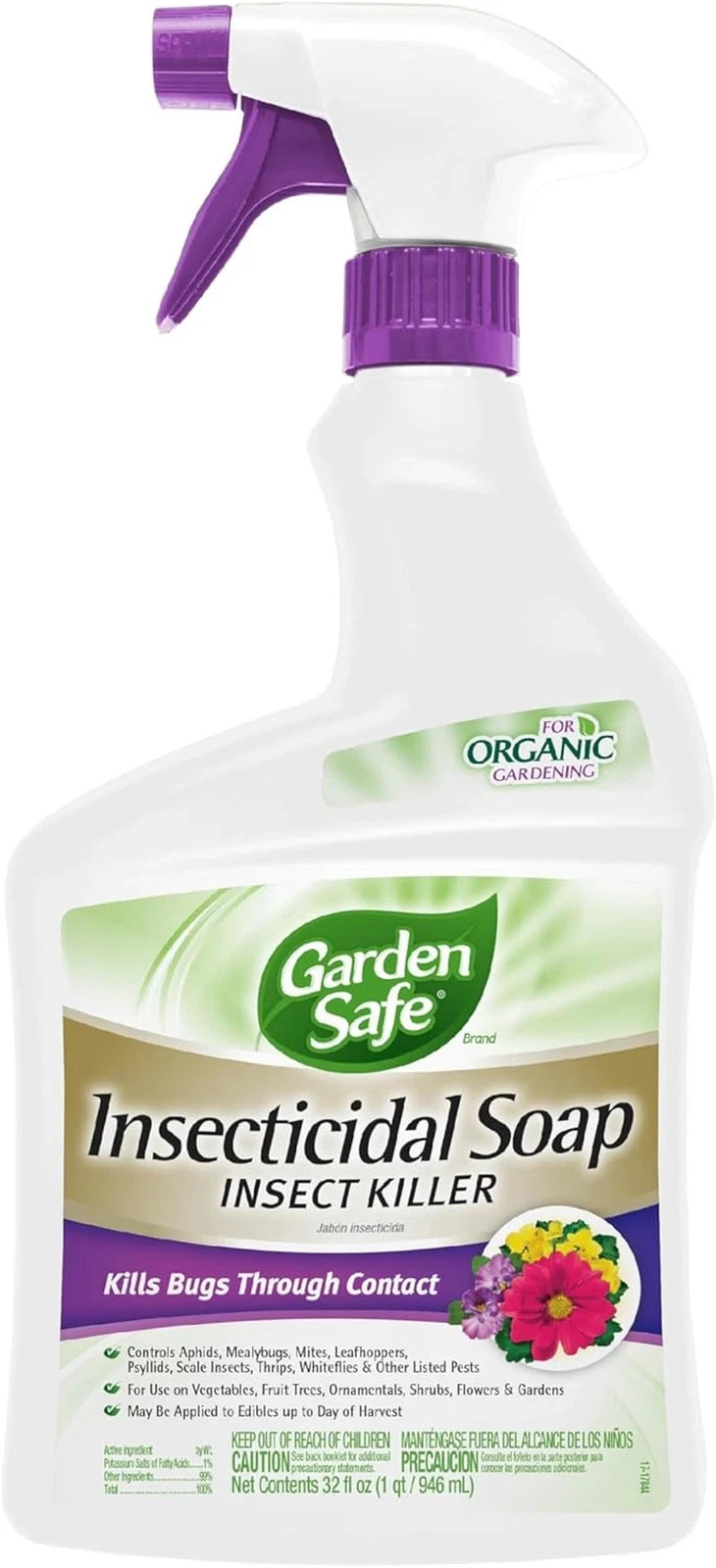 32 Oz. Insecticidal Soap Ready-To-Use, 1 Count (Pack of 1)