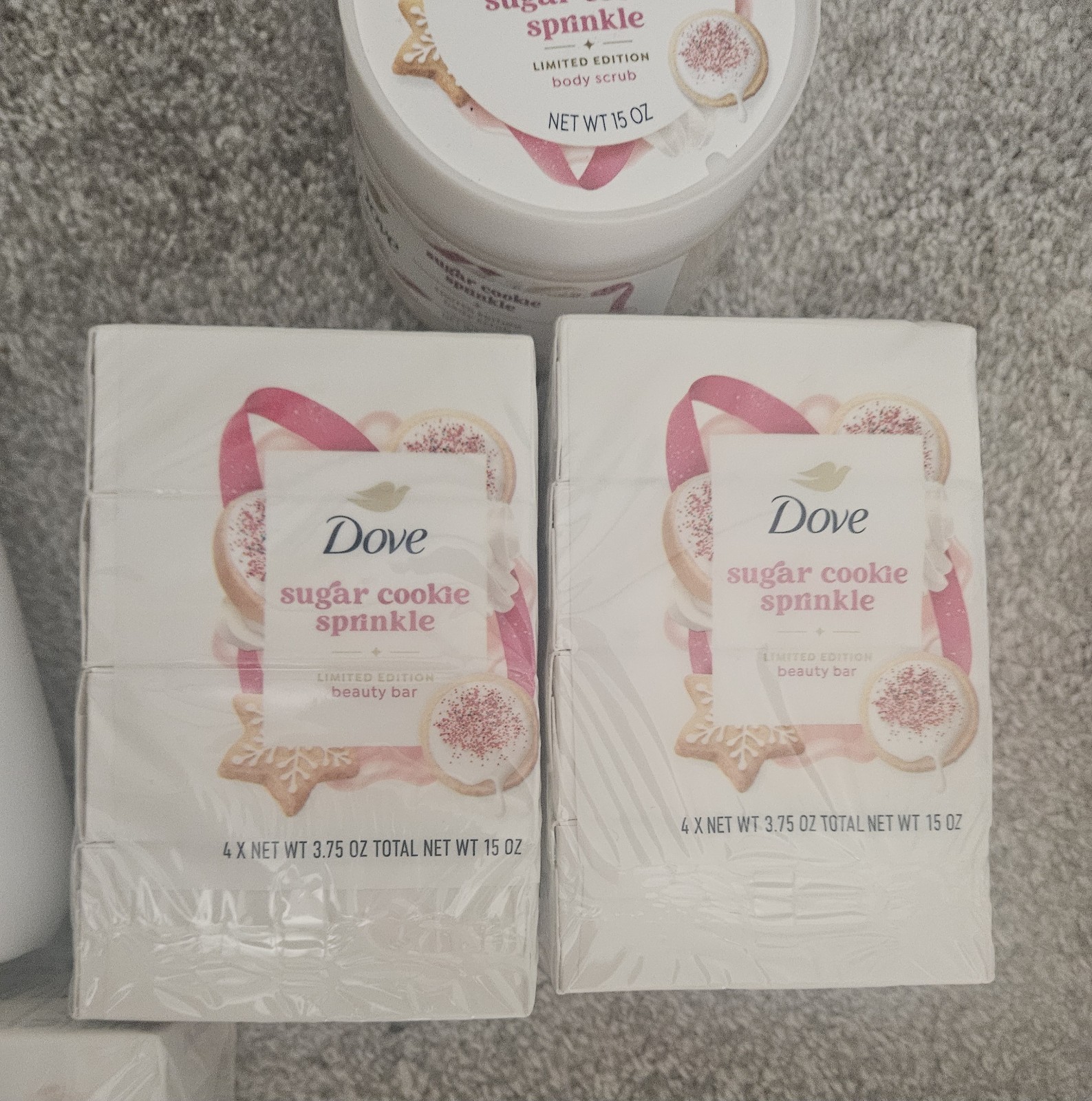 13 Lot DOVE SOAP COCOA SWIRL & SUGAR COOKIE