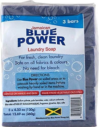 Jamaican Blue Power Laundry Soap, 4.23 Ounce (Pack of 3),