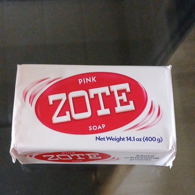 Zote Pink Body Bar Soap Optical Brightener Swirl Scent 14.1oz (400g)