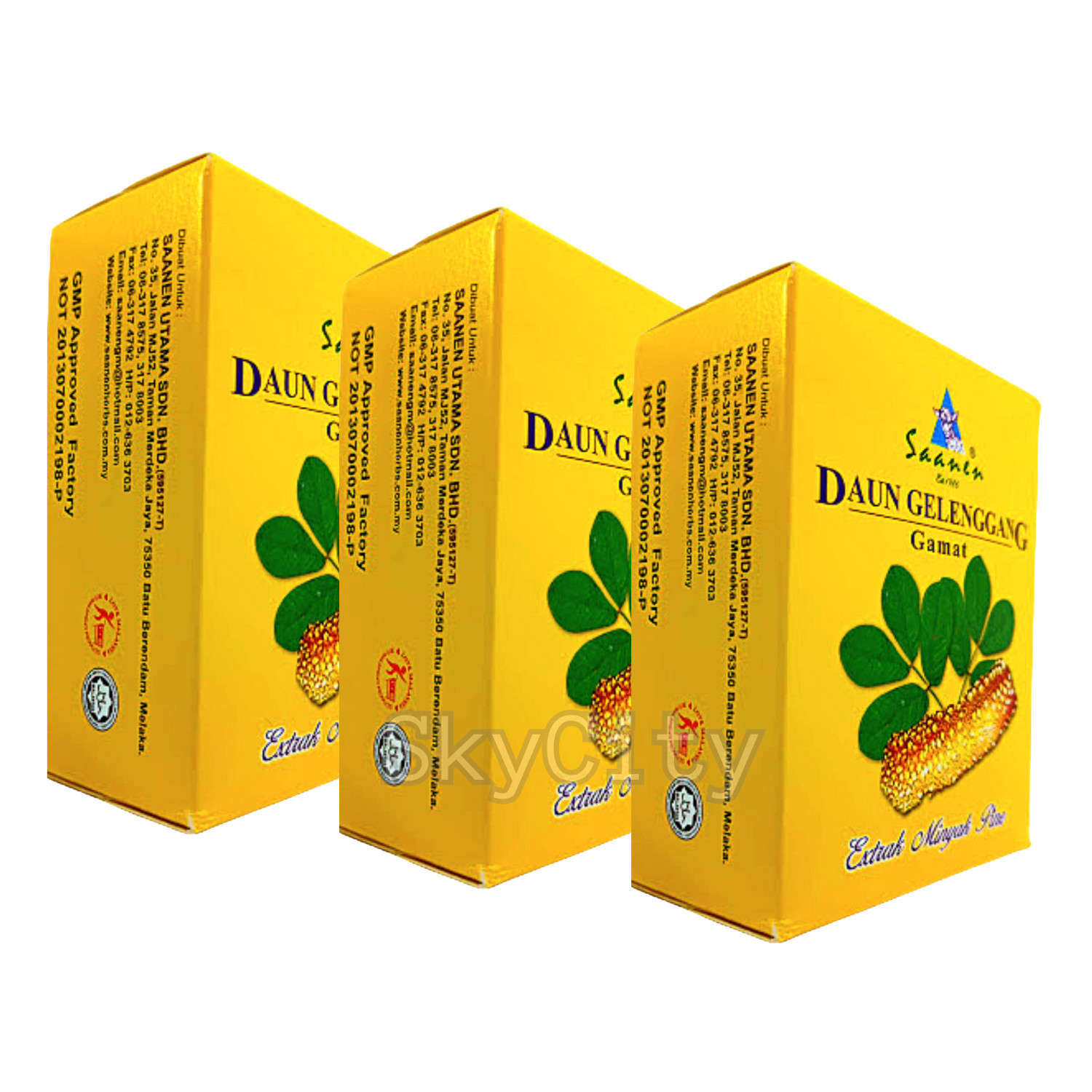 Senna Gelenggang & Gamat Soap Natural Organic Herbs For Itchy Dry Skin Laxative