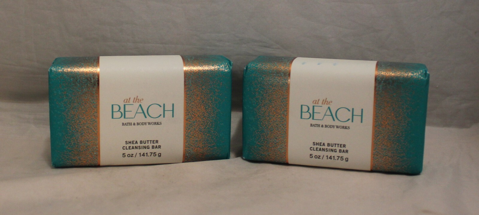 Bath & Body Works At the Beach Shea Butter Cleansing Bar Soap X 2