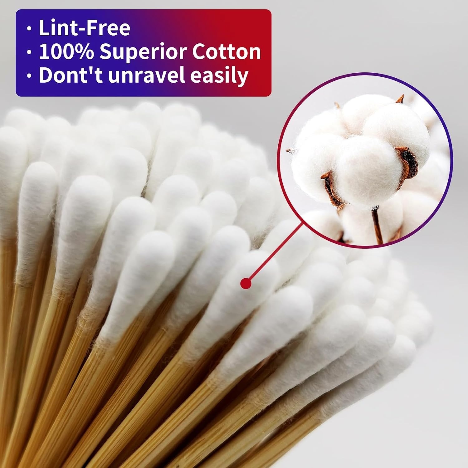 200pc Cotton Swabs Swab Q-tips 6″ Long Wood Medical Grade Manufacturer Sealed