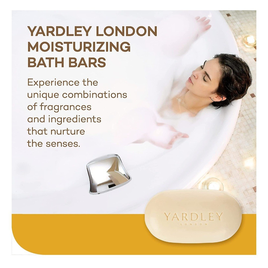 NEW! YARDLEY LONDON (4.0 Oz.) 113g Bar 🍋●LEMON VERBENA● Moisturizing Bar Soap🫧