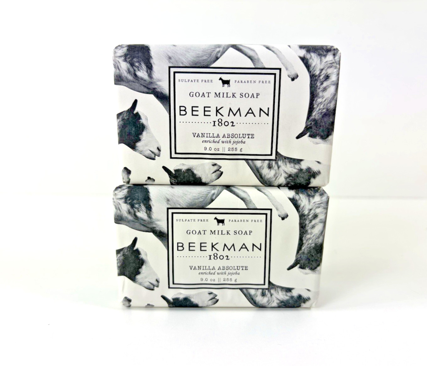 Beekman 1802 Goat Milk Soap Bar in Vanilla Absolute 9 oz Set Of 2