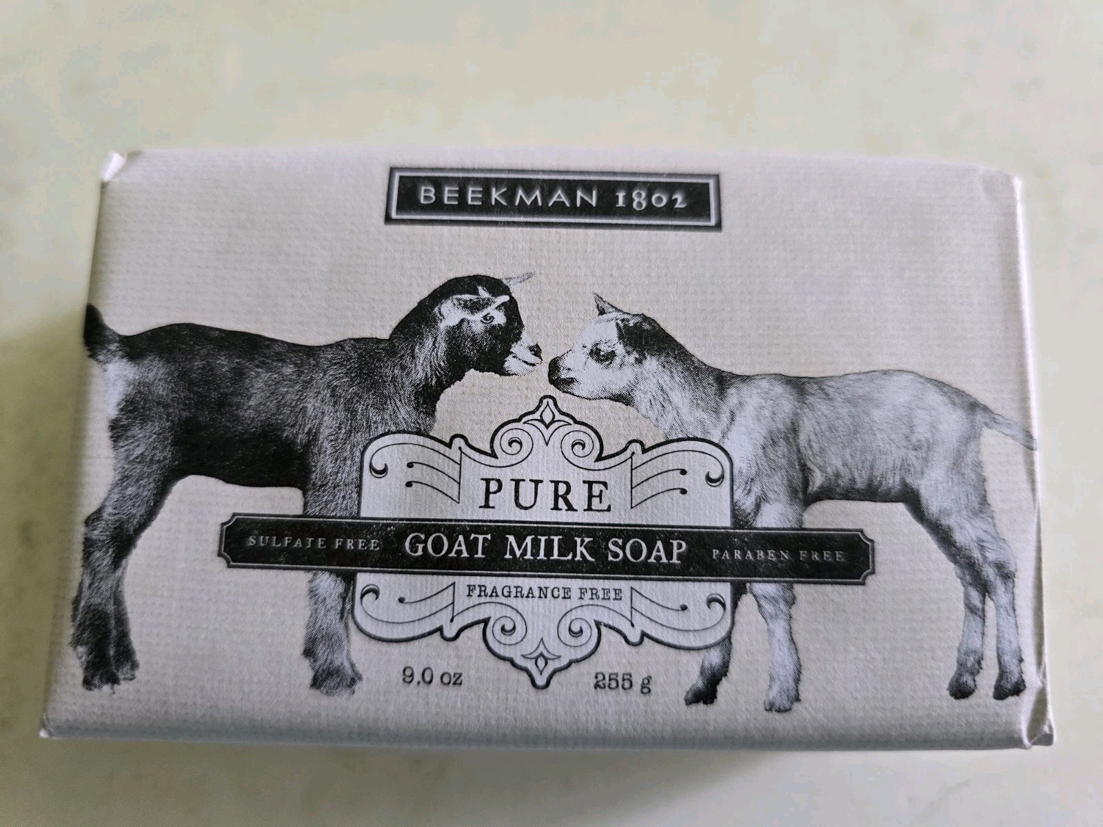 BEEKMAN 1802 PURE GOAT MILK SOAP 9oz NEW 4.00 SHIPPING