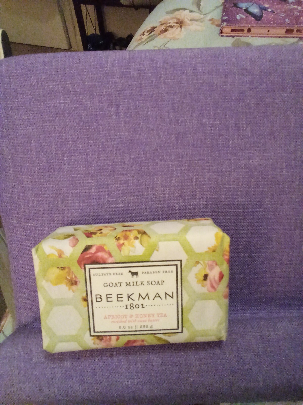 Beekman 1802 APRICOT & HONEY TEA Goat Milk Bar Soap 9 oz. Full Size New
