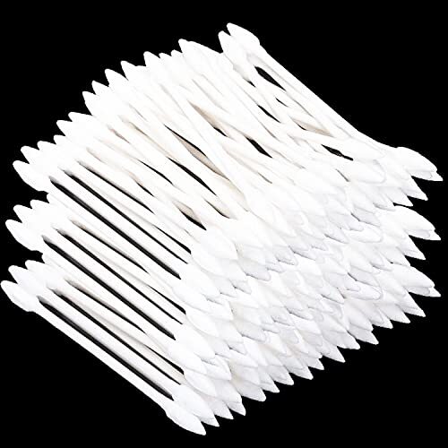800 Pieces Cotton Swabs Double Precision Tips with Paper Stick 4 Packs 200 Pi…