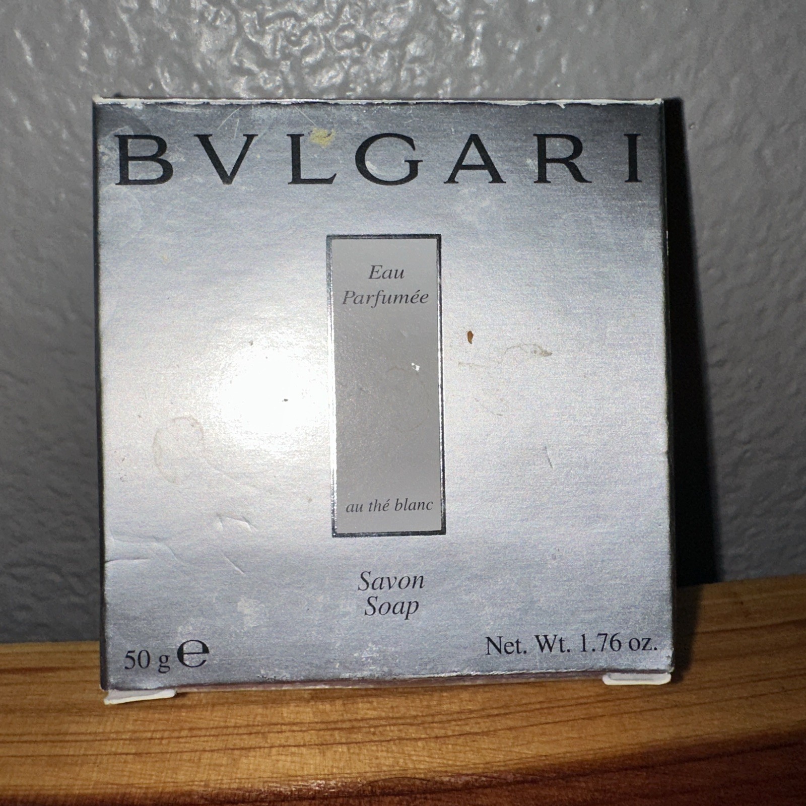 Bvlgari Eau Parfumee Au The Blanc Savon Soap Bar 2.6 OZ NEW