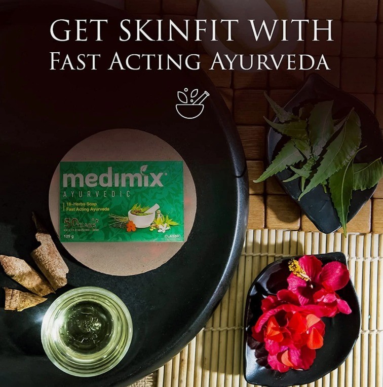 Medimix Ayurvedic Classic 18 Herbs Soap 125g (Buy 4 Get 1 EXTRA) Combo Pack