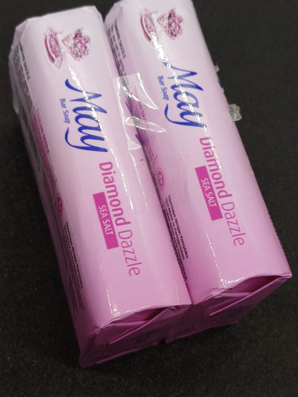BODY BAR SOAP MAY BRAND – DIAMOND DAZZLE & MILK LUXURY 75GM X 4