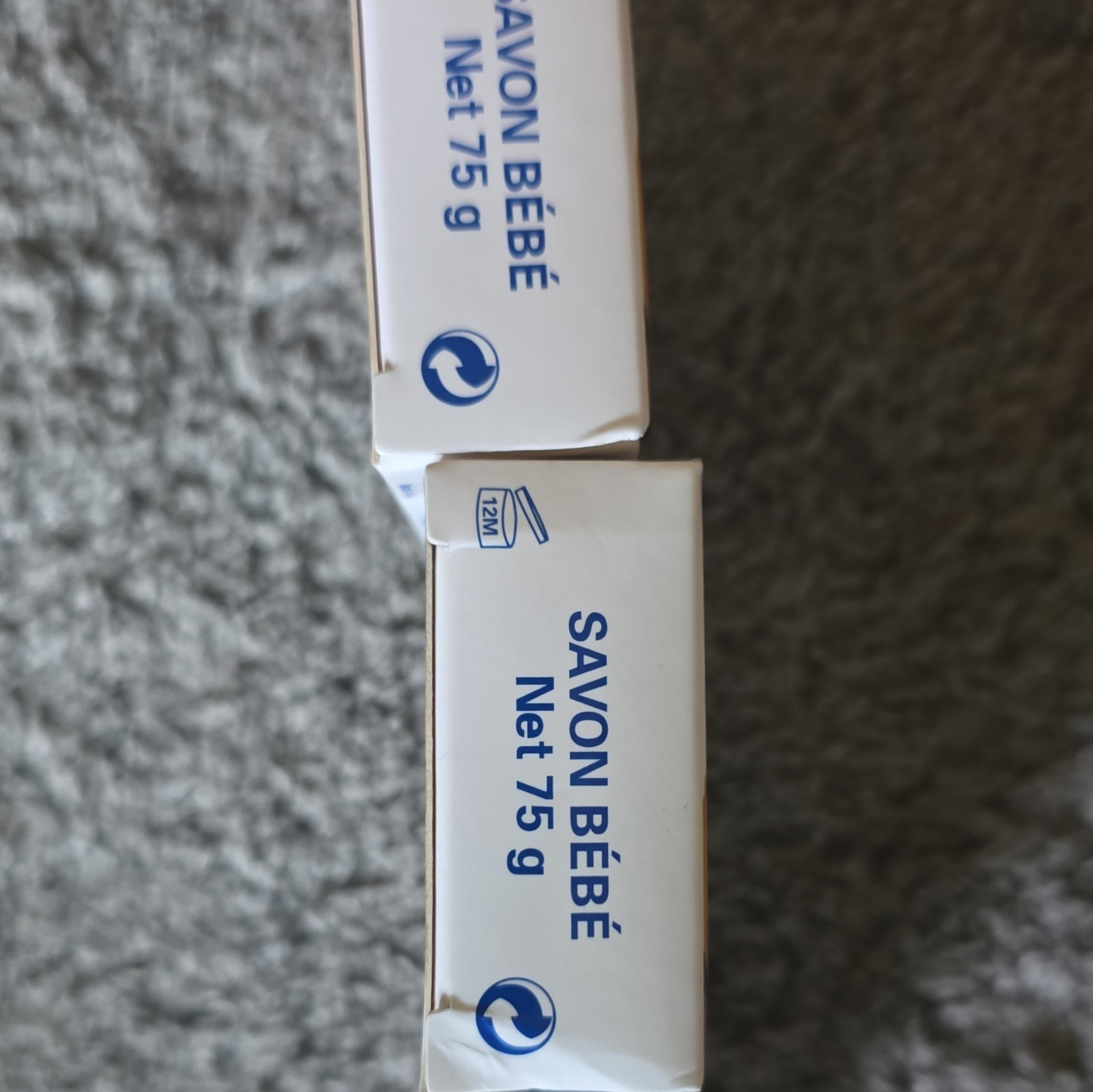 IDOLÉ Savon Bébé Baby Soap Bars 3-Pack 75g Glycerin Vitamin E Unscented