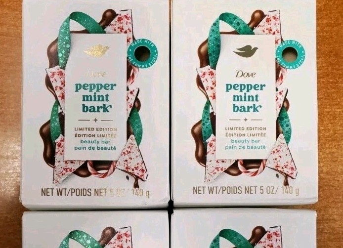 2 Pack: Dove Limited Edition Peppermint Bark Beauty Bar Soap 5 oz ‼️🎁 Gift it