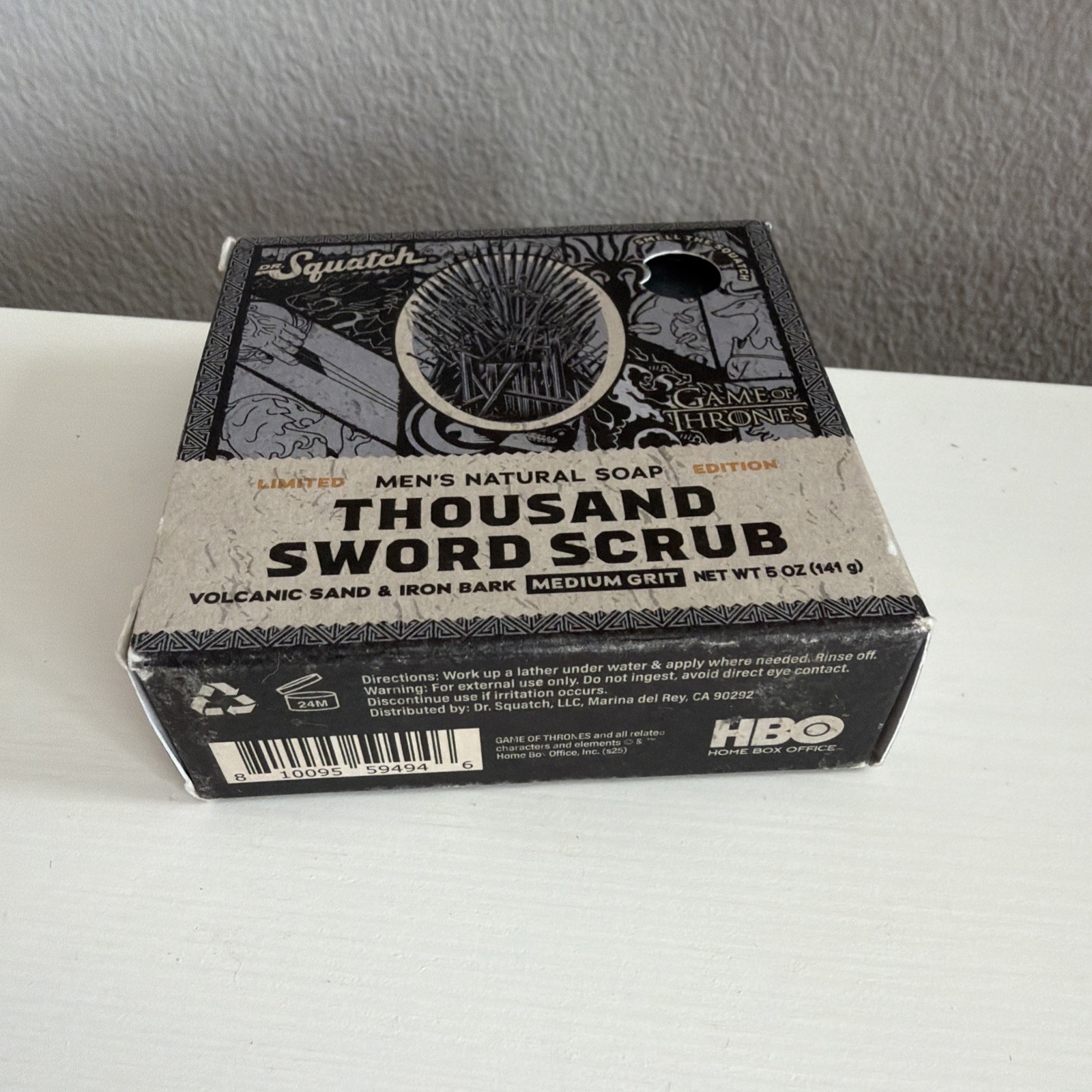 DR. SQUATCH Men’s All Natural Bar Soap – Thousand Sword Scrub – 5oz *SEE DEAL!!*