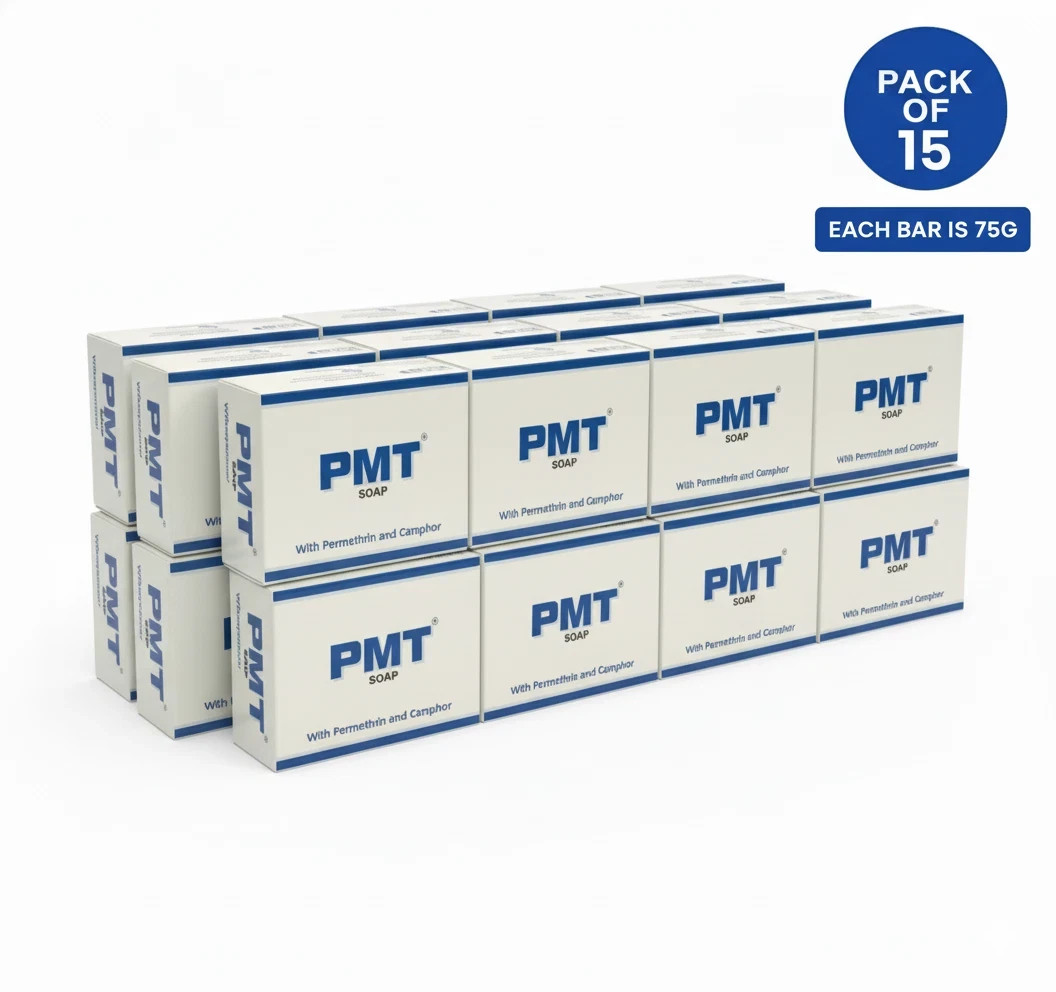 15 X PMT Soap Permethrin Soap For All Skin Types | Salve Pharma | Free Shipping