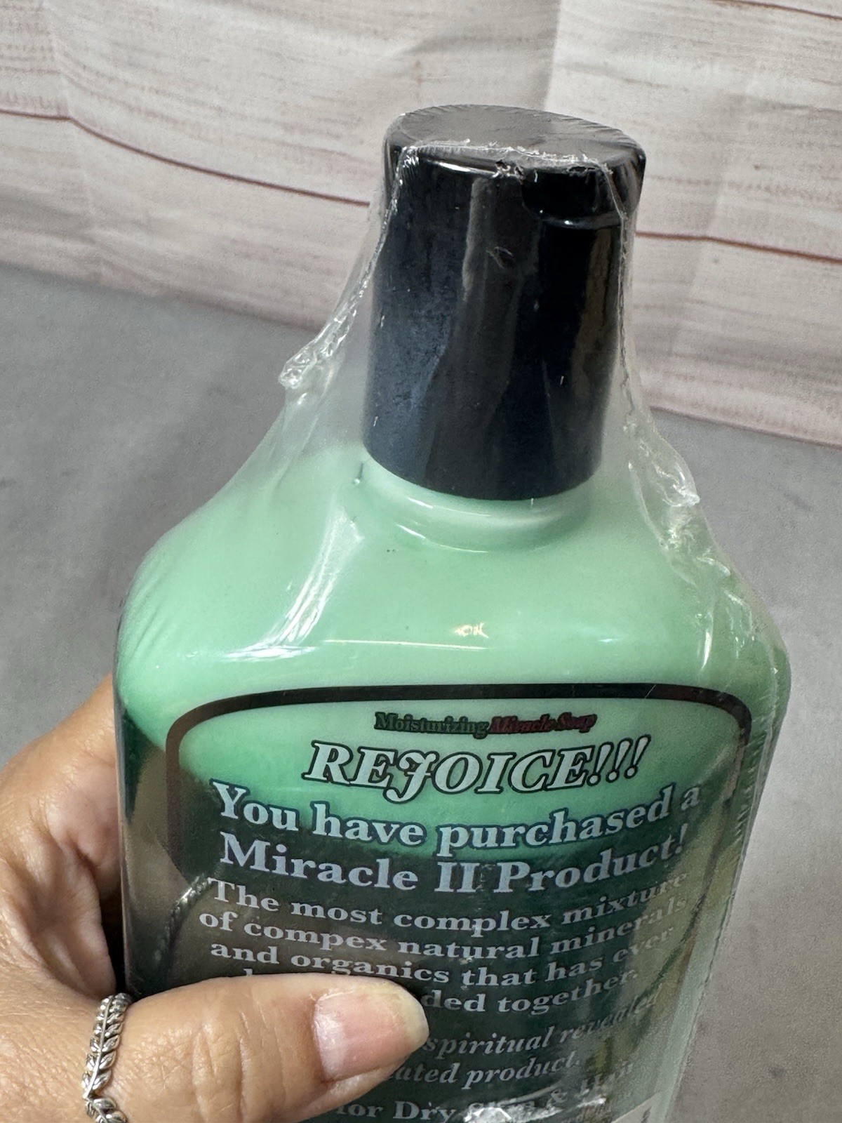 Miracle II Moisturizing Soap 22 Oz Natural Skin Cleaning Agent