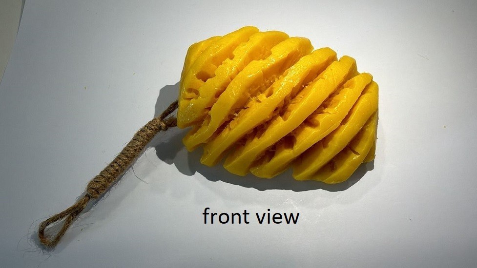 Tradisional handmade natural spa soap – pineapple shape