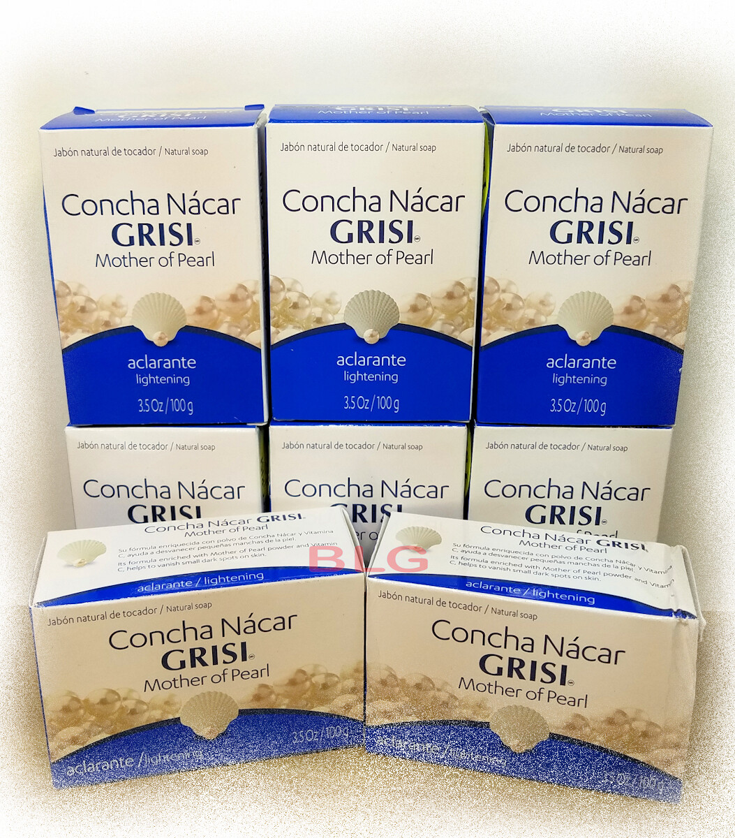 GRISI MOTHER OF PEARL SOAP Scented 3.5oz Bars Regenerate Concha Nacar Jabon Sale