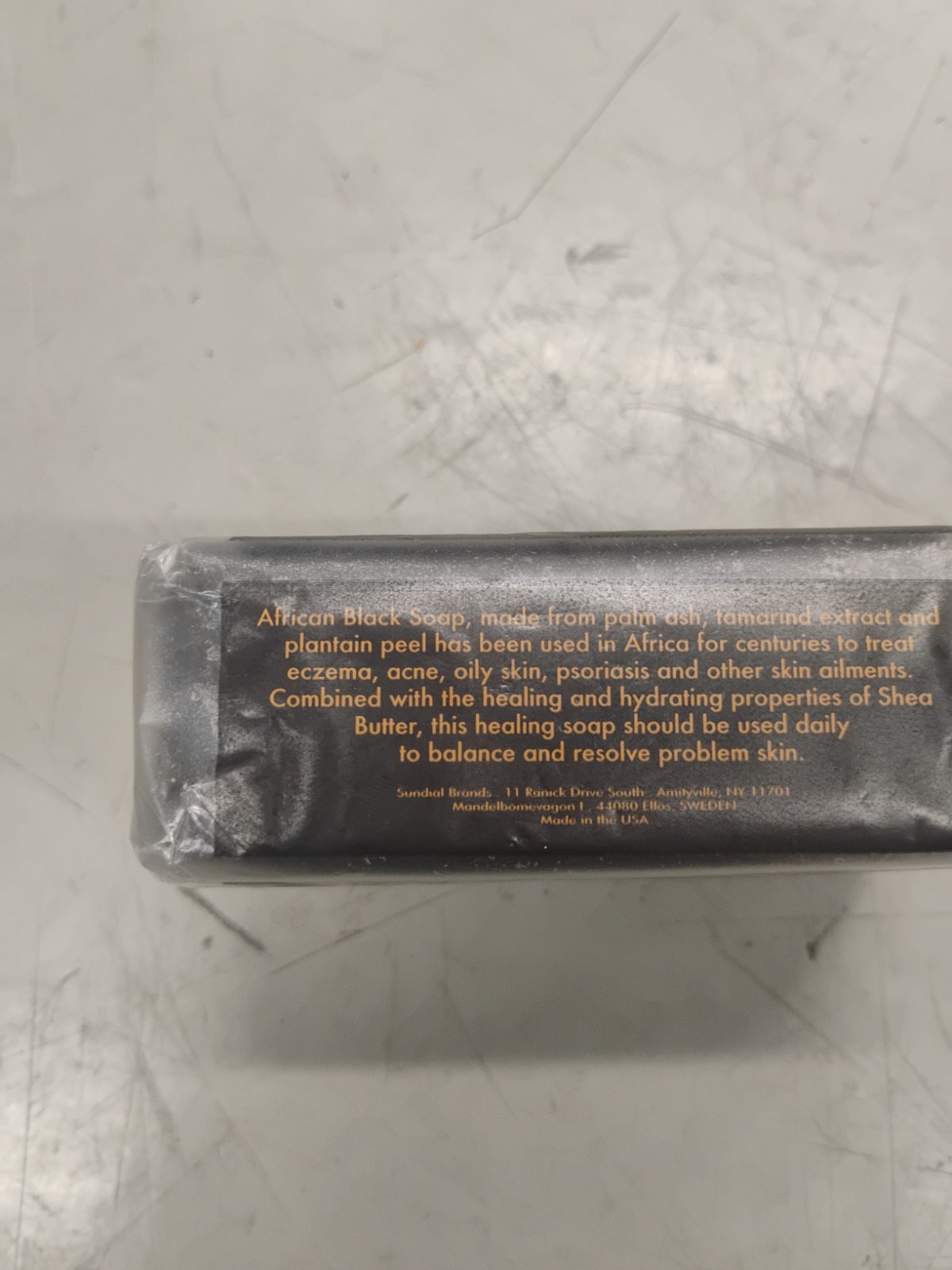 Shea Moisture Vegan African Black Soap 8 oz NEW Shea Butte Acne Prone Skin X4