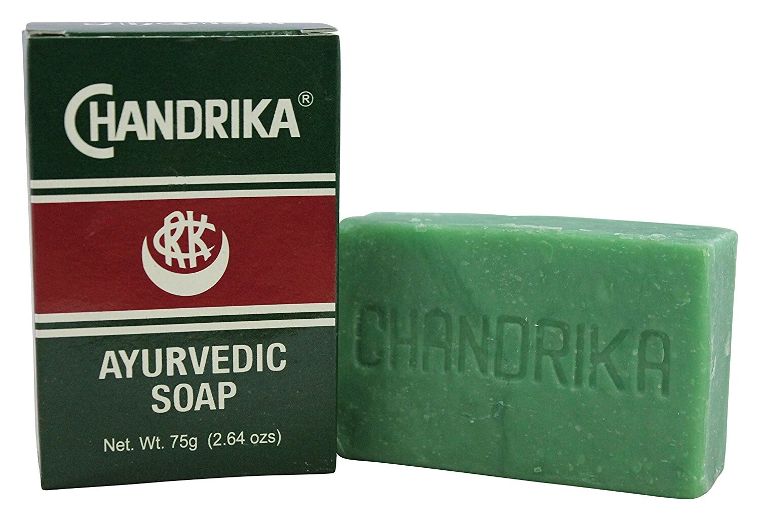 New 5 pcs Chandrika Ayurvedic Herbal Vegetable Oil Soap – 75 GRAMS/ea