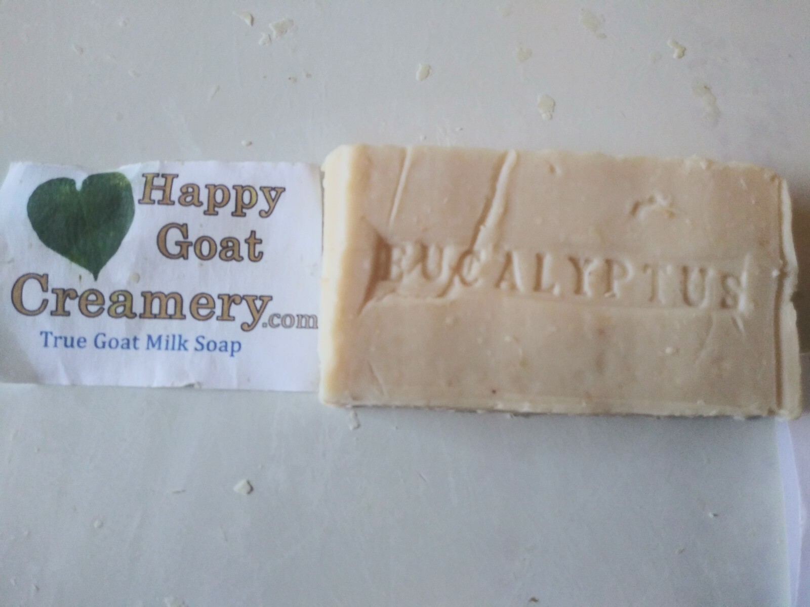 3 BARS GOAT MILK SOAP LAVENDER CINNAMON EUCALYPTUS HAPPY GOAT CREAMERY CHEAP LOT