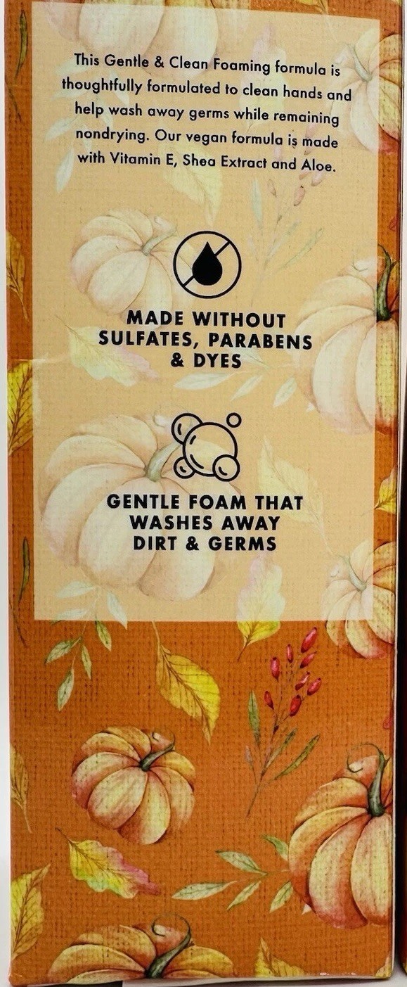 2/BATH & BODY WORKS CINNAMON PUMPKIN & APPLE FOAMING HAND SOAP REFILL 32 OZ EACH