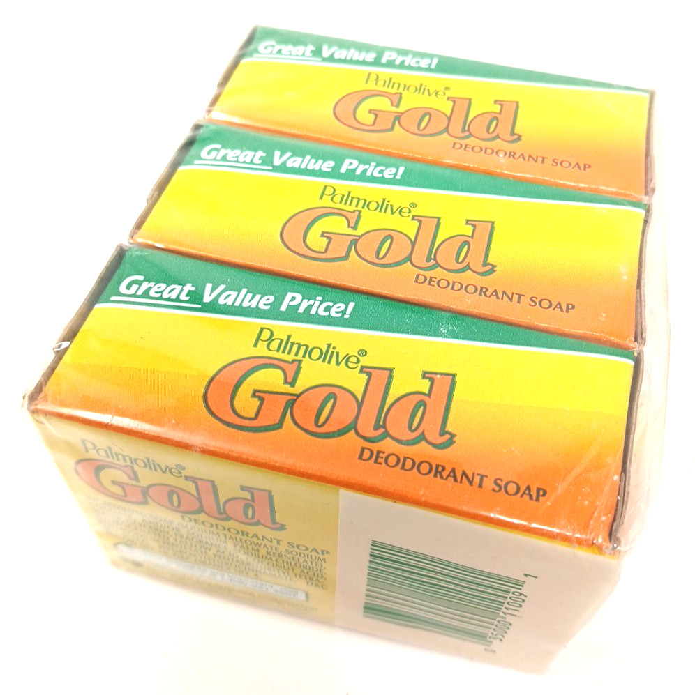 9 Bars Palmolive GOLD Deodorant Soap 3.2oz 3 Boxes 3 Bars Each Sealed