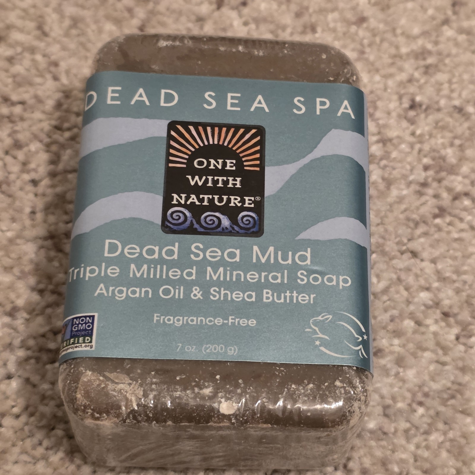 ONE WITH NATURE DEAD SEA MUD MINERAL SOAP ARGAN OIL & SHEA BUTTER
