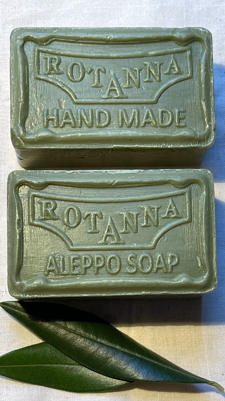 2 PK ALL NATURAL SCENTED OLIVE OIL LAUREL OIL SOAP BAR FOR PSORIASIS N ECZEMA.