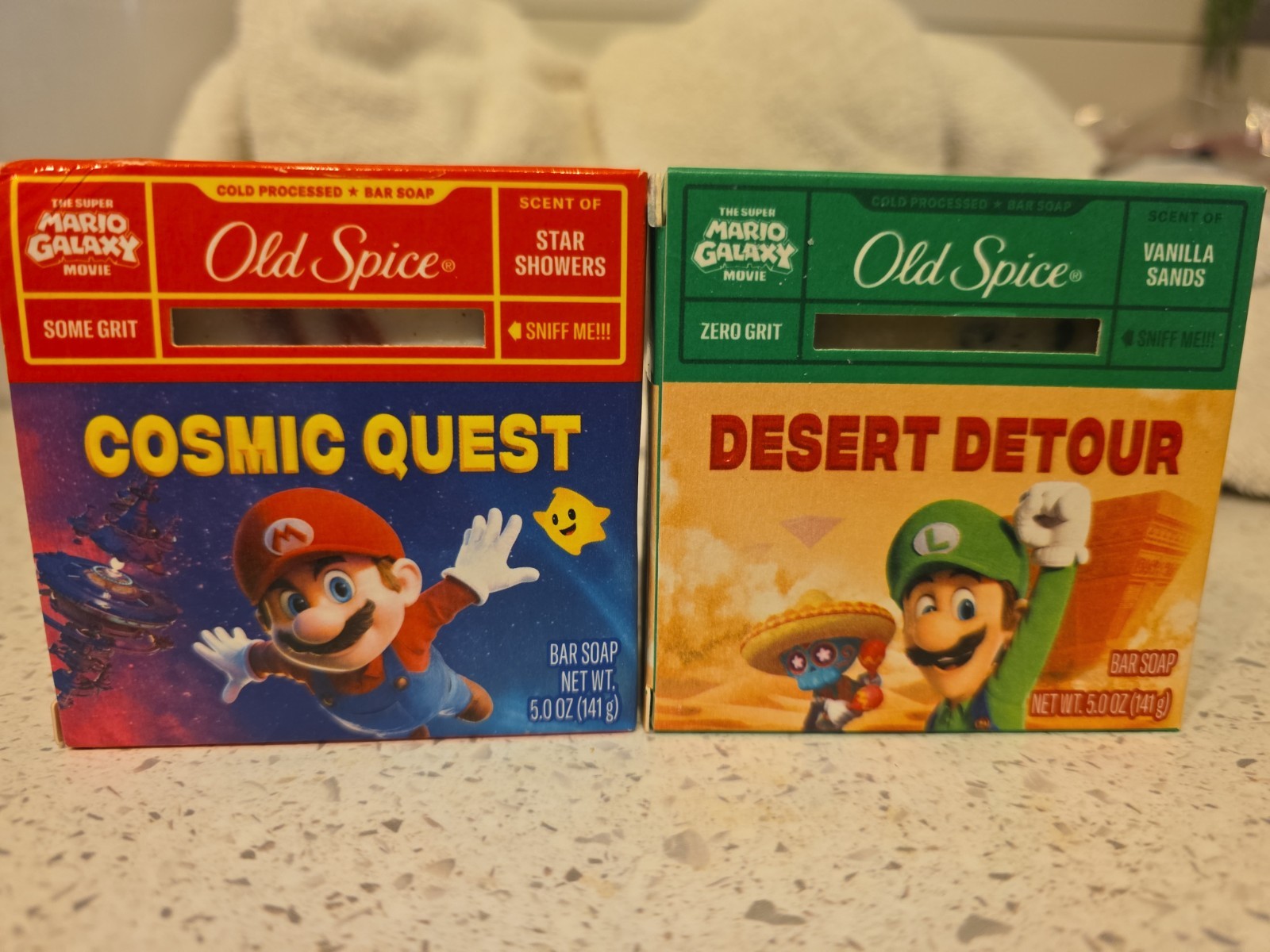 Old Spice Mario & Lugi Bar Soap 5.0 oz Bars Lot of 2 Brand New